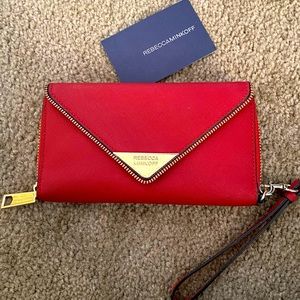 🔥QUICK SALE-Rebecca Minkoff Tomato Leather Wallet